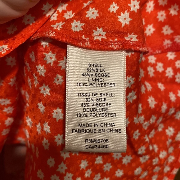 REBECCA TAYLOR silk blend sleeveless top. Back zipper. Peplum hem. Size US 8. - Picture 10 of 10